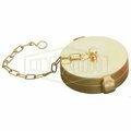 Dixon The Right Connection 17-176 Rocker Lug Cap with Chain, 1-1/2 in, FNPSH, Cast Brass, Domestic RFC150